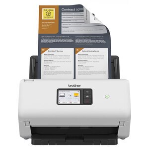 Scanner BROTHER ADS-4500W, A4, USB, Retea, alb Scanner BROTHER ADS-4500W, A4, USB, Retea, alb