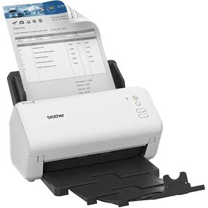 Scanner Brother ADS-4100, A4, USB, Retea, alb Scanner Brother ADS-4100, A4, USB, Retea, alb