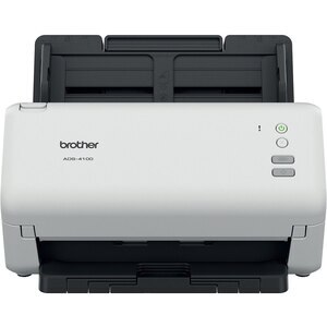 Scanner Brother ADS-4100, A4, USB, Retea, alb Scanner Brother ADS-4100, A4, USB, Retea, alb