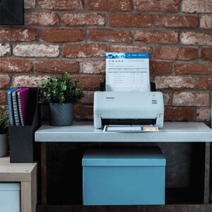 Scanner Brother ADS-4100, A4, USB, Retea, alb Scanner Brother ADS-4100, A4, USB, Retea, alb