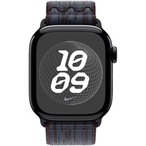 Bratara pentru APPLE Watch 40mm Sport Loop Black/Blue Nike, MC1L4ZM/A Bratara pentru APPLE Watch 40mm Sport Loop Black/Blue Nike, MC1L4ZM/A