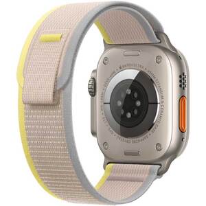 Bratara pentru APPLE Watch 49mm Yellow/Beige Trail Loop - S/M, MQEG3ZM/A Bratara pentru APPLE Watch 49mm Yellow/Beige Trail Loop - S/M, MQEG3ZM/A