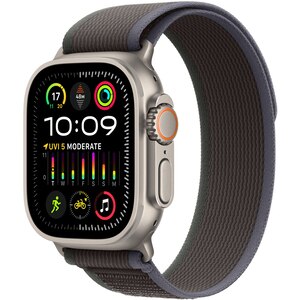 Bratara pentru APPLE Watch 49mm Blue/Black Trail Loop - M/L, MT623ZM/A Bratara pentru APPLE Watch 49mm Blue/Black Trail Loop - M/L, MT623ZM/A