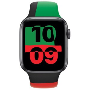 Bratara pentru APPLE Watch 44mm Black Unity Sport Band - S/M, MUQ73ZM/A Bratara pentru APPLE Watch 44mm Black Unity Sport Band - S/M, MUQ73ZM/A
