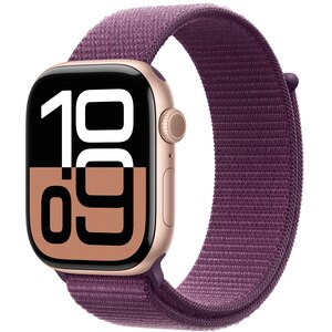 Bratara pentru APPLE Watch 46mm Sport Loop Plum, MXL63ZM/A Bratara pentru APPLE Watch 46mm Sport Loop Plum, MXL63ZM/A