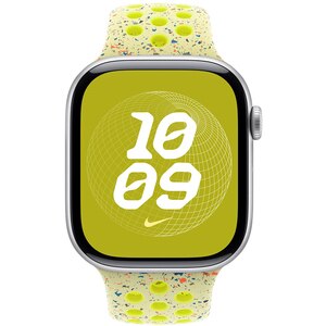 Bratara pentru APPLE Watch 46mm Sport Volt Splash Nike - M/L, MXU83ZM/A Bratara pentru APPLE Watch 46mm Sport Volt Splash Nike - M/L, MXU83ZM/A