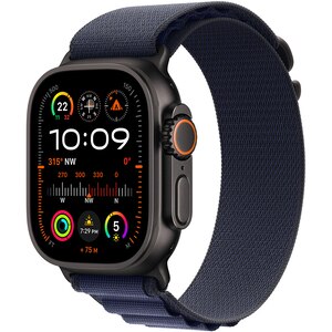 Bratara pentru APPLE Watch 49mm Navy Alpine Loop Small Black Titanium Finish, MYPW3ZM/A Bratara pentru APPLE Watch 49mm Navy Alpine Loop Small Black Titanium Finish, MYPW3ZM/A