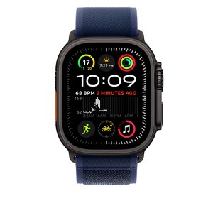 Bratara pentru APPLE Watch 49mm Blue Trail Loop - M/L - Black Titanium Finish, MYQ83ZM/A Bratara pentru APPLE Watch 49mm Blue Trail Loop - M/L - Black Titanium Finish, MYQ83ZM/A