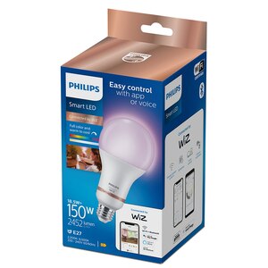 Bec LED Smart PHILIPS 8719514437319, E27, 18.5W, 2452lm, Wi-Fi, lumina variabila, compatibil Alexa, Google Assistant Bec LED Smart PHILIPS 8719514437319, E27, 18.5W, 2452lm, Wi-Fi, lumina variabila, compatibil Alexa, Google Assistant