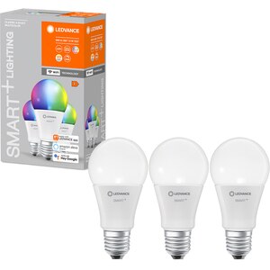 Set 3 becuri LED Smart LEDVANCE Classic 60, E27, 9W, 806lm, Wi-Fi, RGB Set 3 becuri LED Smart LEDVANCE Classic 60, E27, 9W, 806lm, Wi-Fi, RGB
