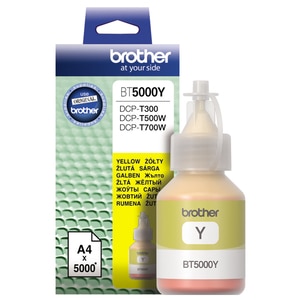 Cerneala originala BROTHER BT-5000Y, galben Cerneala originala BROTHER BT-5000Y, galben