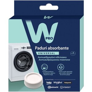 Picioruse antivibratie din cauciuc WPRO C00862481, 4 bucati Picioruse antivibratie din cauciuc WPRO C00862481, 4 bucati