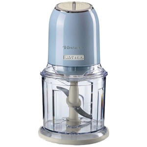 Tocator ARIETE Vintage C043805AR0, 0.4l, 400W, 2 trepte viteza, albastru Tocator ARIETE Vintage C043805AR0, 0.4l, 400W, 2 trepte viteza, albastru
