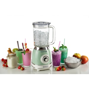 Blender ARIETE Vintage C058304AR0, 1.5l, 1000W, 4 trepte viteza, verde Blender ARIETE Vintage C058304AR0, 1.5l, 1000W, 4 trepte viteza, verde