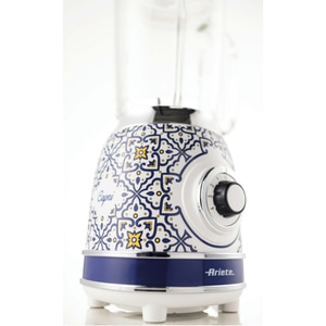 Blender ARIETE Capri C05830CAR0, 1.5l, 1000W, 4 trepte viteza, albastru-alb Blender ARIETE Capri C05830CAR0, 1.5l, 1000W, 4 trepte viteza, albastru-alb
