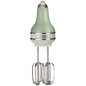 Mixer de mana ARIETE Vintage C154804AR0, 450W, 5 trepte viteza, verde-alb Mixer de mana ARIETE Vintage C154804AR0, 450W, 5 trepte viteza, verde-alb