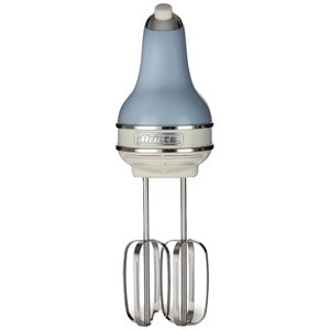 Mixer de mana ARIETE Vintage C154805AR0, 450W, 5 trepte viteza, albastru-alb Mixer de mana ARIETE Vintage C154805AR0, 450W, 5 trepte viteza, albastru-alb