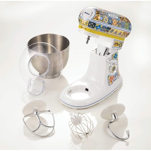 Robot de bucatarie ARIETE Positano C15880PAR0, vas 5.5l, 2400W, 7 trepte viteza, multicolor Robot de bucatarie ARIETE Positano C15880PAR0, vas 5.5l, 2400W, 7 trepte viteza, multicolor
