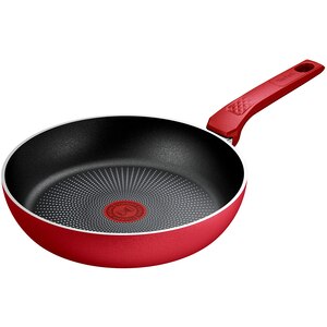 Tigaie TEFAL Daily Expert, 24 cm, aluminiu, Thermo-Signal, invelis antiaderent, rosu Tigaie TEFAL Daily Expert, 24 cm, aluminiu, Thermo-Signal, invelis antiaderent, rosu
