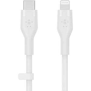 Cablu date BELKIN CAA009bt3MWH, USB-C - Lightning, 3m, alb Cablu date BELKIN CAA009bt3MWH, USB-C - Lightning, 3m, alb