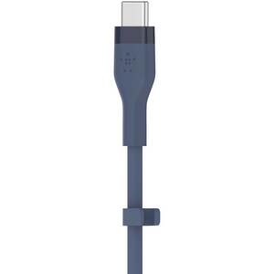 Cablu date BELKIN CAA009bt3MBL, USB-C - Lightning, 3m, albastru Cablu date BELKIN CAA009bt3MBL, USB-C - Lightning, 3m, albastru