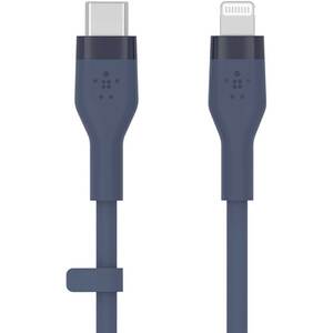 Cablu date BELKIN CAA009bt3MBL, USB-C - Lightning, 3m, albastru Cablu date BELKIN CAA009bt3MBL, USB-C - Lightning, 3m, albastru