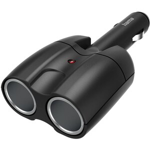 Distribuitor pentru priza auto HAMA 223403, 12V, 2 iesiri, 180grade, negru Distribuitor pentru priza auto HAMA 223403, 12V, 2 iesiri, 180grade, negru