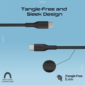 Cablu de date PROMATE CableKit-CC, USB-C - USB-C, 0.3m, 1.2m, 2m, negru Cablu de date PROMATE CableKit-CC, USB-C - USB-C, 0.3m, 1.2m, 2m, negru