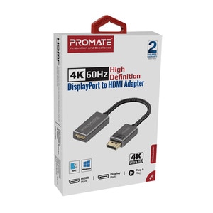 Adaptor DisplayPort la HDMI PROMATE MediaLink-DP, 0.2m, gri Adaptor DisplayPort la HDMI PROMATE MediaLink-DP, 0.2m, gri