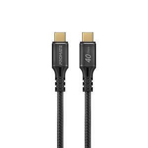 Cablu USB-C - USB-C PROMATE POWERBOLT240, 2m, negru Cablu USB-C - USB-C PROMATE POWERBOLT240, 2m, negru