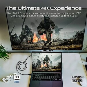 Cablu HDMI 2.0 PROMATE ProLink4K60-300, 3m, negru Cablu HDMI 2.0 PROMATE ProLink4K60-300, 3m, negru