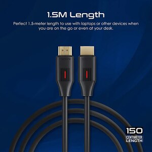 Cablu HDMI 2.0 PROMATE ProLink4K60-150, 1.5m, negru Cablu HDMI 2.0 PROMATE ProLink4K60-150, 1.5m, negru