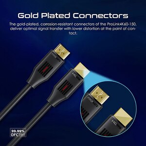 Cablu HDMI 2.0 PROMATE ProLink4K60-300, 3m, negru Cablu HDMI 2.0 PROMATE ProLink4K60-300, 3m, negru