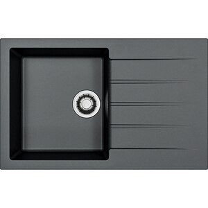Chiuveta bucatarie ALVEUS Cadit 20 A91, 1 cuva, picurator reversibil, compozit granit, negru Chiuveta bucatarie ALVEUS Cadit 20 A91, 1 cuva, picurator reversibil, compozit granit, negru
