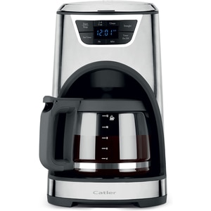 Cafetiera CATLER CM4010, 1.8l, 1000W, 15 cesti, argintiu-negru Cafetiera CATLER CM4010, 1.8l, 1000W, 15 cesti, argintiu-negru