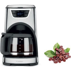 Cafetiera CATLER CM4010, 1.8l, 1000W, 15 cesti, argintiu-negru Cafetiera CATLER CM4010, 1.8l, 1000W, 15 cesti, argintiu-negru