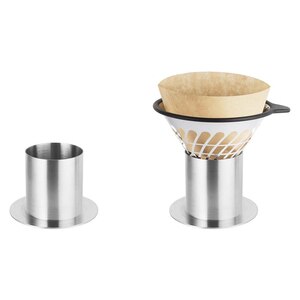 Cafetiera CATLER CM412, 1l, 1500W, 6 cesti, argintiu-negru Cafetiera CATLER CM412, 1l, 1500W, 6 cesti, argintiu-negru
