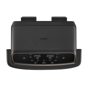 Friteuza cu aer cald dubla COSORI CAFTF801CEUR, 8.6l, 2700W, negru-auriu Friteuza cu aer cald dubla COSORI CAFTF801CEUR, 8.6l, 2700W, negru-auriu