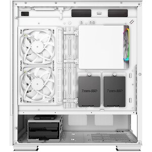 Carcasa PC MONTECH Sky Two, USB Type-C, fara sursa, iluminare ARGB, alb Carcasa PC MONTECH Sky Two, USB Type-C, fara sursa, iluminare ARGB, alb