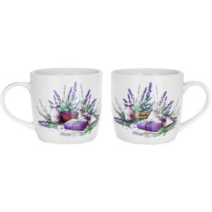 Set cani BANQUET Lavanda, 2 piese, ceramica Set cani BANQUET Lavanda, 2 piese, ceramica