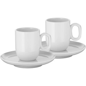 Set cesti WMF Barista Espresso 695939440, 4 piese, portelan, alb Set cesti WMF Barista Espresso 695939440, 4 piese, portelan, alb