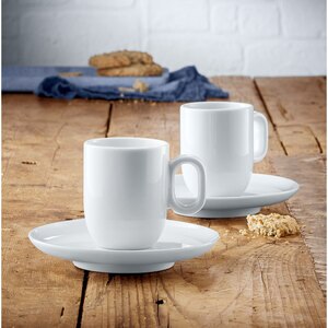 Set cesti WMF Barista Espresso 695939440, 4 piese, portelan, alb Set cesti WMF Barista Espresso 695939440, 4 piese, portelan, alb