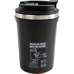 Cana calatorie MYRIA MY4487BK, 0.38l, inox 304, negru Cana calatorie MYRIA MY4487BK, 0.38l, inox 304, negru