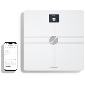 Cantar corporal Smart WITHINGS Body Comp, Bluetooth, Wi-Fi, Alb Cantar corporal Smart WITHINGS Body Comp, Bluetooth, Wi-Fi, Alb