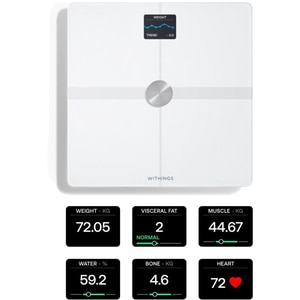 Cantar corporal Smart WITHINGS Body Smart, Bluetooth, Wi-Fi, Alb Cantar corporal Smart WITHINGS Body Smart, Bluetooth, Wi-Fi, Alb