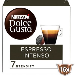 Capsule cafea NESCAFE Espresso Intenso, compatibile Dolce Gusto, 16 capsule, 112g Capsule cafea NESCAFE Espresso Intenso, compatibile Dolce Gusto, 16 capsule, 112g