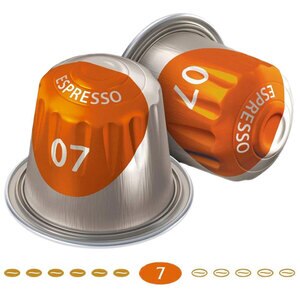 Capsule cafea JACOBS Espresso 7 Classico, compatibile Nespresso, 10 capsule, 52g Capsule cafea JACOBS Espresso 7 Classico, compatibile Nespresso, 10 capsule, 52g