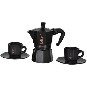 Set cafetiera BIALETTI Moka Express 3tz + 2 cesti, negru Set cafetiera BIALETTI Moka Express 3tz + 2 cesti, negru