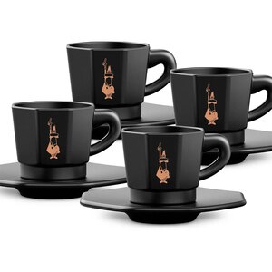 Set cafetiera BIALETTI Moka Express 3tz + 2 cesti, negru Set cafetiera BIALETTI Moka Express 3tz + 2 cesti, negru