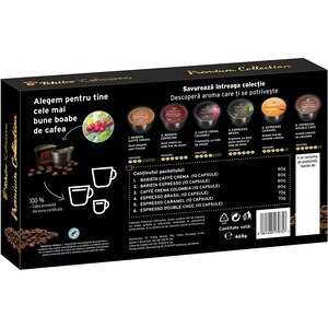 Pachet capsule cafea TCHIBO Premium Collection, compatibile Cafissimo, 60 capsule, 480g Pachet capsule cafea TCHIBO Premium Collection, compatibile Cafissimo, 60 capsule, 480g